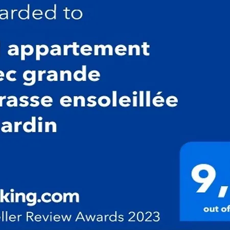 Bel Avec Grande Terrasse Ensoleillee Et Jardin Apartman