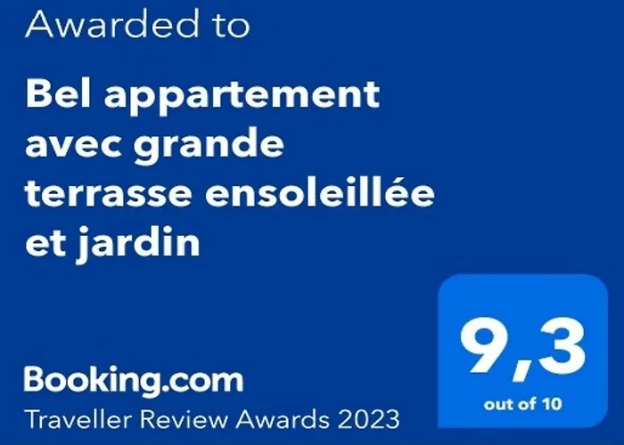 Bel Avec Grande Terrasse Ensoleillee Et Jardin Apartman
